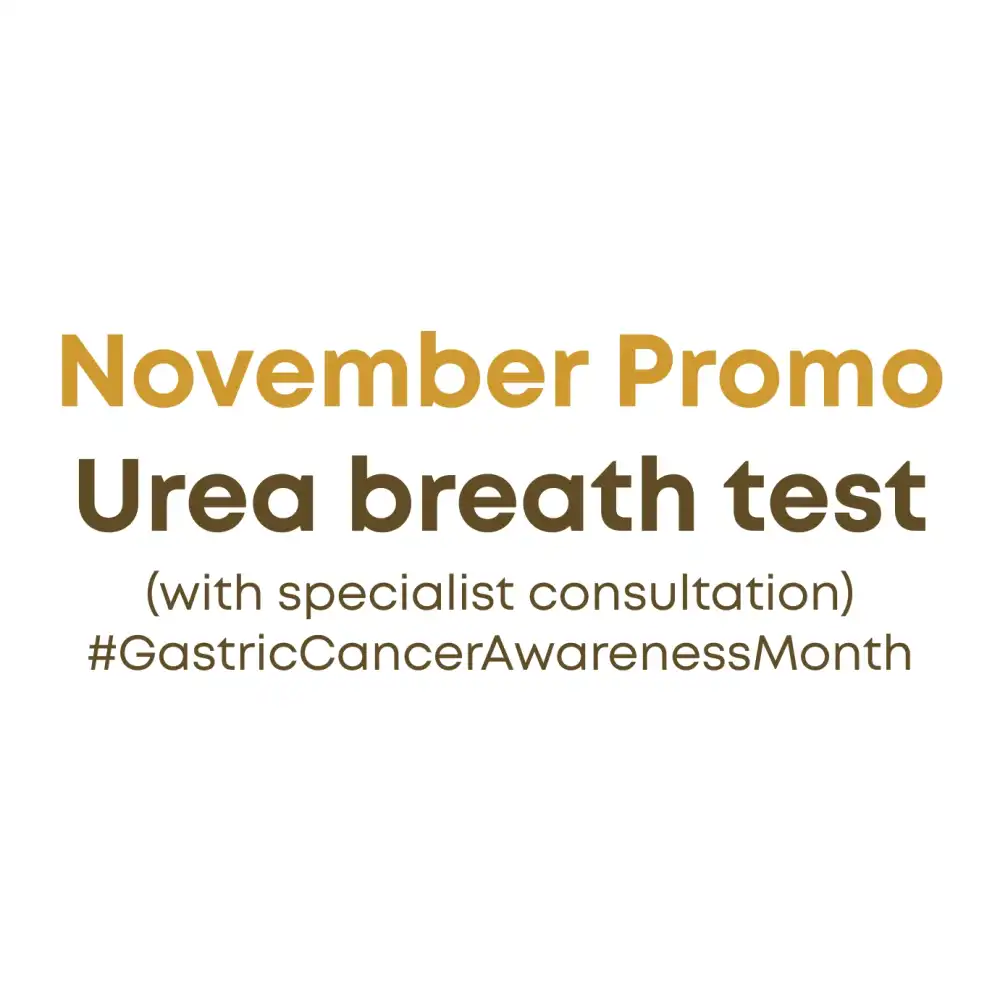 November promo: Urea breath test with Specialist consultation